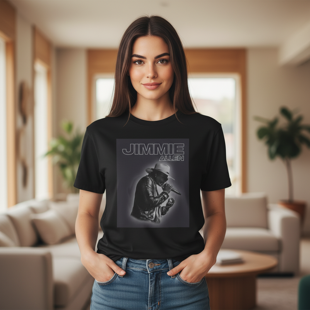 Jimmie Allen Singing T-Shirt | Grammy-Nominated Artist